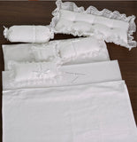 DIY Gothic Dollhouse Bed Frame Bedding Kit Miniature Furniture Unassembled 1/6 1/12 Scale
