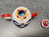 Trade Plus Aid Swan and Heart Teapot Hand paint Enamel Limited Edition Collectable