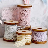 Handmade 1:6 Scale Miniature Thread & Lace Storage Rack Set Wooden Dollhouse Sewing Room Decor