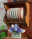 Handmade 1:6 scale Dollhouse Kitchen Cabinet Set of 4 Vintage Wooden Miniature Furniture Storage