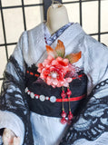 Handmade Doll Kimono Miniature Japanese Style Traditional Outfit with Obi 1/4 1/3 Scale