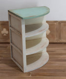 Miniature Kitchen Island DIY Kit – 1/12 & 1/6 Scale Dollhouse Furniture Cabinet (Not Assembled)