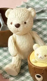 1:12 Scale Set of 4ps Miniature Poseable Teddy Bears Dollhouse Moveable Joint