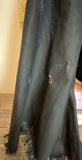 Gothic Doll Black Hooded Cloak Miniature Dark Fantasy Wired Cape 1/6 1/4 1/3 Scale