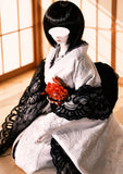 Handmade Doll Kimono Miniature Japanese Style Traditional Outfit with Obi 1/4 1/3 Scale