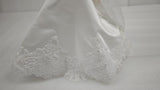 Handmade Doll Wedding Dress with Veil and Crown Miniature 1:6 Scale Bridal Gown