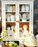 Handmade Dollhouse Side Table Cabinet Shelf Miniature Farmhouse Furniture 1:6 Scale