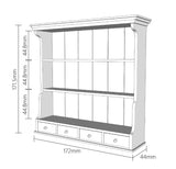 Handmade 1:6 scale Dollhouse Kitchen Cabinet Set of 4 Vintage Wooden Miniature Furniture Storage