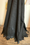 Gothic Doll Black Hooded Cloak Miniature Dark Fantasy Wired Cape 1/6 1/4 1/3 Scale