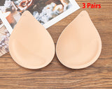 3 Pairs Cotton Bra Cups: Sew-In Push Up Inserts for Bras, Swimsuits, Sewing DIY