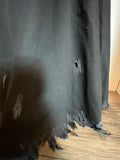 Gothic Doll Black Hooded Cloak Miniature Dark Fantasy Wired Cape 1/6 1/4 1/3 Scale