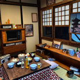 1:6 Scale Japanese Room Miniature Kit - Unpainted Unfurnished Flat Pack Wooden Dollhouse Scene Craft Supply