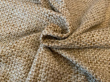 Craftuneed luxury brown tone woven tweed fabric coat jacket fabric for sewing sold by per 0.5Meter
