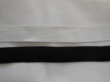 3cm wide Flat Elastic waistband black or white high quality. Sold by Meter(s)