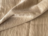 Craftuneed beige designer spun rayon material fabric for clothing sewing in 170cm X 150cm