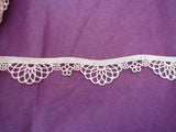 light pink Floral lace trim Dressing Sewing lace trim Sold by Per Yard