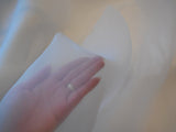 Ivory Organza Fabric suitable For Bridal Wedding gown DIY. Sold by Per 0.5Meter