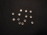 10pcs Flat base Round shape Silver sew on acrylic glass rhinestone diy 5mm