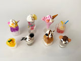 Craftuneed 1:6 handmade miniature dollhouse mini party punch assorted ice cream cold drink accessory props for doll
