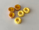 Craftuneed miniature dollhouse dim sum donuts tarts waffles toasts cheese cakes mini assorted doll food props