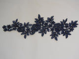 A Large Bridal wedding floral lace applique sewing lace motif . Various colours