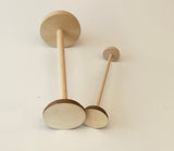 Craftuneed 1:6 miniature dollhouse handmade wood hat block stand doll wigs display props