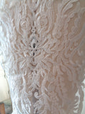 A large ivory bolero lace applique ivory bridal wedding embroidered floral lace motif is for sale. Sold by per piece