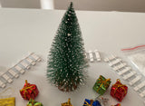 Craftuneed miniature mini Christmas tree decoration set for doll Xmas tree props scene