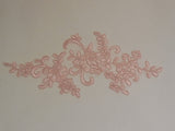 A Bridal wedding floral lace applique sewing tulle lace motif . Various colours