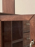 Craftuneed Handmade 1:6 miniature dollhouse kitchen display cabinet cupboard storage doll furniture