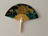 Craftuneed handmade 1:6 doll fan accessory Japanese floral fan design suitable for barbie