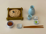Craftuneed 1:6 miniature dollhouse mini doll assorted Japanese sushi food and drink hotpot restaurant props for Barbie doll