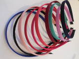 A Women Plain Alice band headband fabric wrapped alice band hair band accessory diy various colours. Sold by per piece