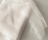 Craftuneed Sheer organza fabric for costumes dress sewing bridal wedding backdrop decorations displays draping furnishing