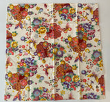 Craftuneed Premium 100% cotton Japanese flower print handkerchief Ladies Hankies multi size available Perfect gift