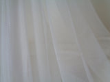 Ivory soft tulle fabric for dress making DIY 150cm fabric wide.  sold by Per 0.5 Meter