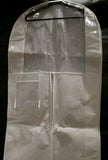 White wedding dress/garment clothes storage cover bag /protective bag 175cm
