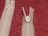 High quality Ivory YKK zip invisible closed end zip for bridal/evening dress20cm