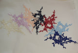 Floral lace applique / dress sewing vintage lace motif for sale. Various colours