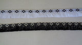 A Black or white braid trim edging sewing trim / jacket coat trimming is for sale. Sold by Per Yard  90cm