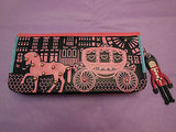 Gift idea Women Girls PU Clutch Wallet/Purse Handbag is for sale 2 colours