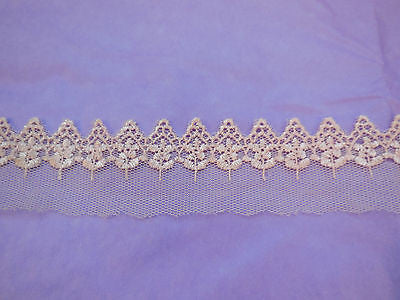 A meter Flesh colour lace trim Clothing Sewing DIY Dress lace edge width3.5cm