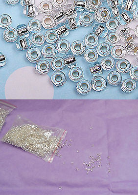 10g Silver sew on Bridal Wedding Round beads Sewing Any purpose diy 2mm for sale