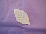 15 leaves Ivory Fabric rose leaves bridal wedding hair accessory diy leaves
