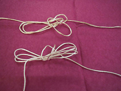 Ivory or Cream Nylon Knot Cord Thread For Braided Bracelet 2.5mm. Sold per meter