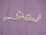 An ivory bridal Big Butterfly lace Applique/wedding lace motif for sale.By piece