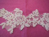 Ivory bridal floral lace Applique / wedding ivory lace motif is for sale. Sold by per piece