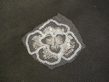 light ivory bridal sequins lace Applique bridal wedding floral lace motif.By pcs