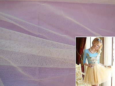 White Soft Tulle Fabric Dress making/ all kind of DIY 160cm wide.Sold per 0.5Meter