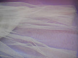 Ivory Soft Tulle Fabric for Dress making DIY 160cm wide.Sold per 0.5Meter